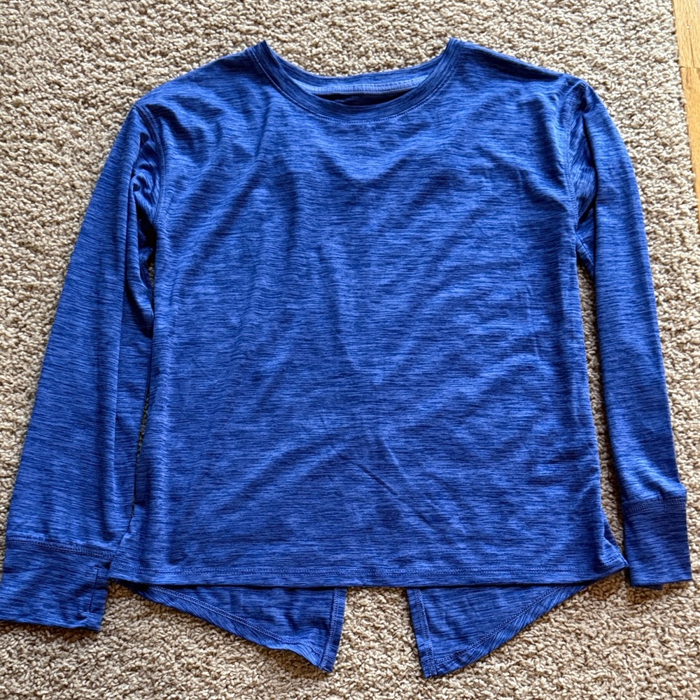 Xersion Heathered purple Long Sleeve Tee